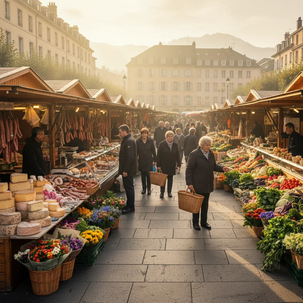 Les marchés d'Aix-les-Bains - Jours, horaires et bons plans gourmands